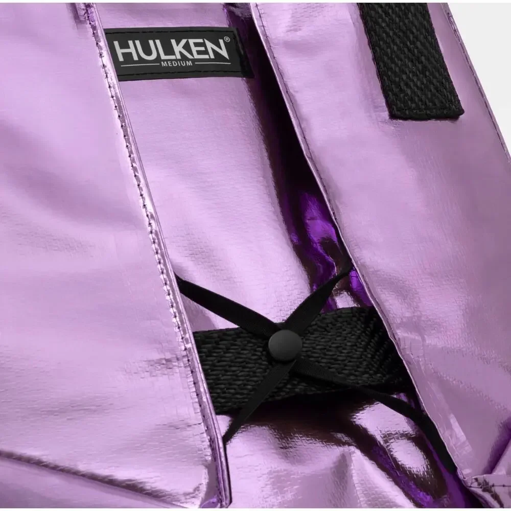 Hulken Medium Metalic Lilac Purple Schelp Signature Rolling Tote Bag